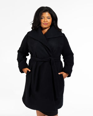 The Southport Wool Coat - Black