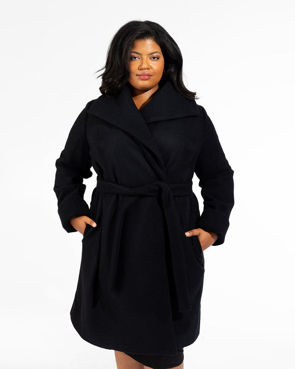 The Southport Wool Coat - Black
