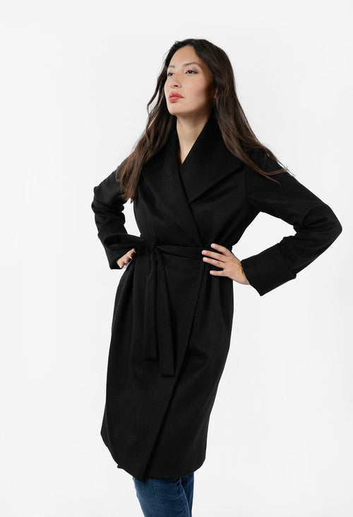 The Southport Wool Coat - Black