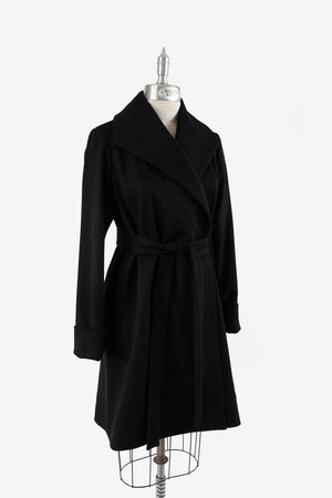 The Southport Wool Coat - Black