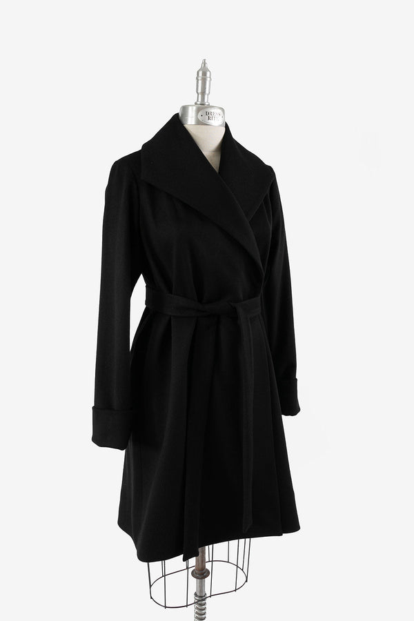 The Southport Wool Coat - Black