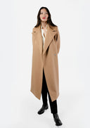 The Dearborn Long Wool Trench Coat - Camel