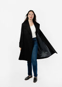 The Southport Wool Coat - Black