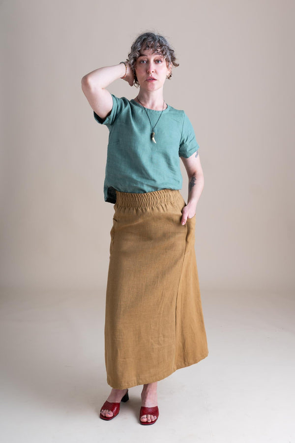 Cypress Skirt in Wheat