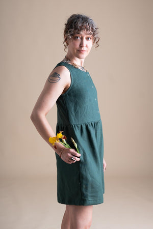 Lisbon Romper in Spruce