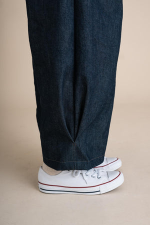 Crescent Moon Pants (Updated) in Cone Denim