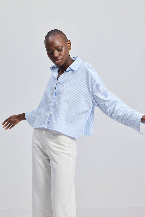 Crop it like its Hot Shirt in Stripes