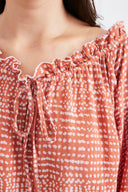 Esme Top in Saffron Dot