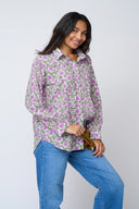 Good Boyfriend Shirt - Darlington Floral Lavender