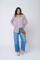 Good Boyfriend Shirt - Darlington Floral Lavender
