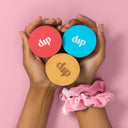 Mini Bamboo Travel Case with Coaster : Red