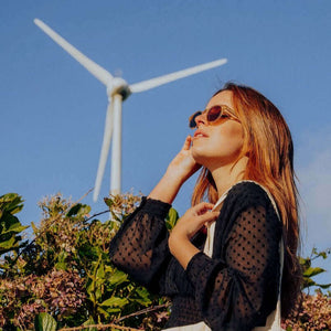 Ganges - Unisex Wood and Bio Acetate Sunglasses