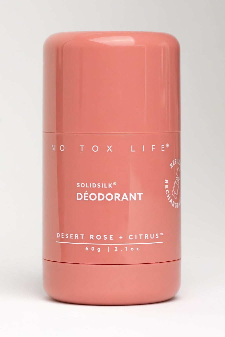 SOLIDSILK® Refillable Deodorant (Desert Rose + Citrus) - Extra Strength - No Tox Life®