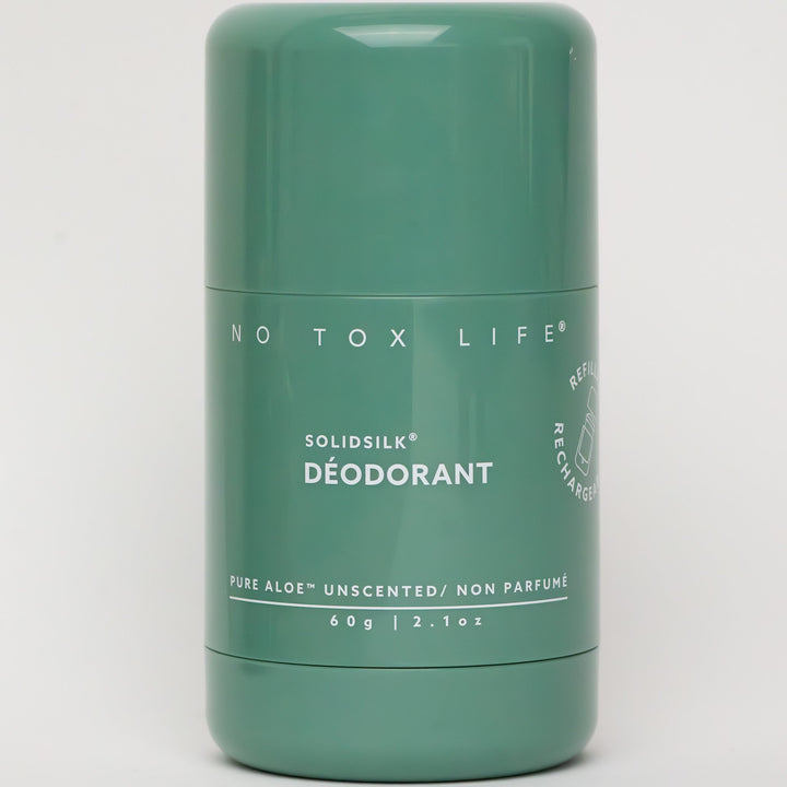 SOLIDSILK® Refillable Deodorant (Pure Aloe Fragrance-Free) - Extra Strength