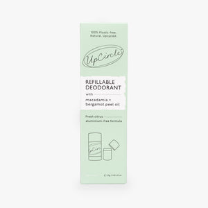 Refillable Deodorant with Macadamia + Bergamot