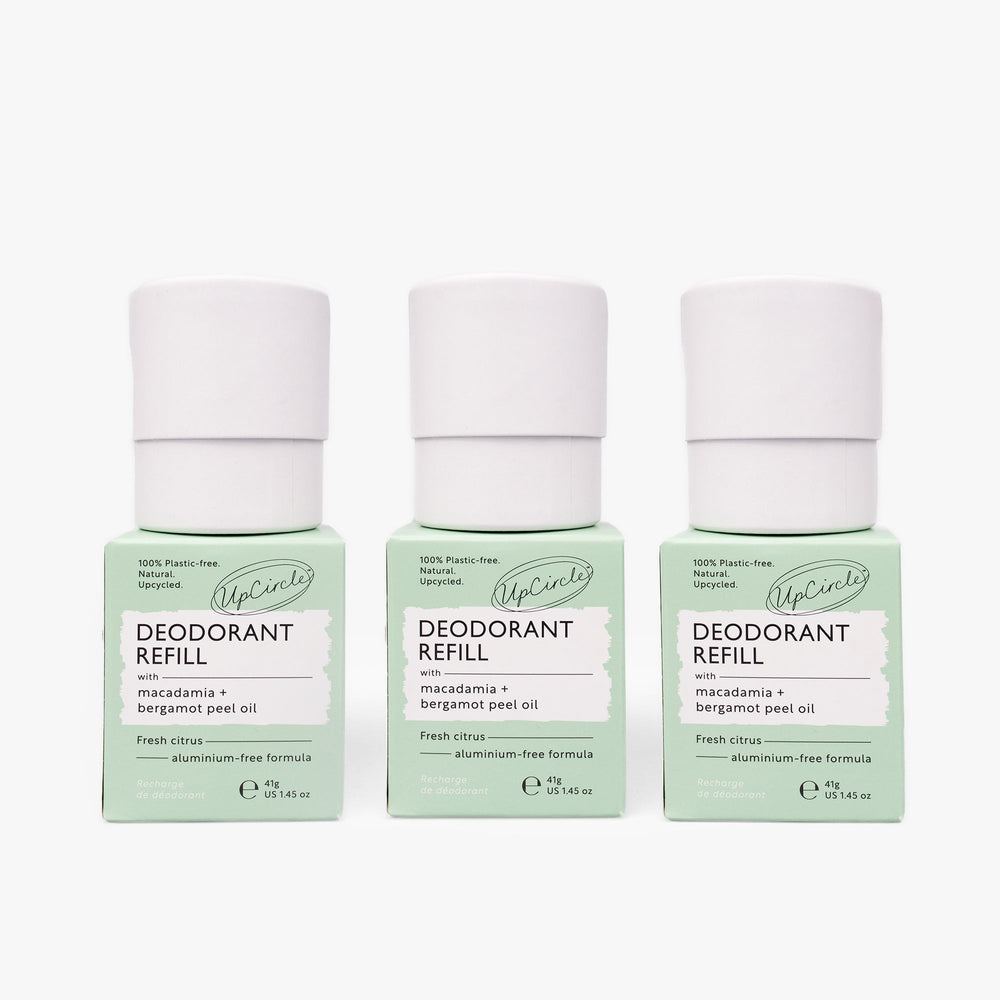 3x Deodorant Refills with Macadamia + Bergamot