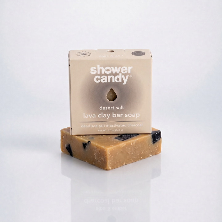 Desert Salt Body Wash Bar – Detox with Lava Clay & Minerals