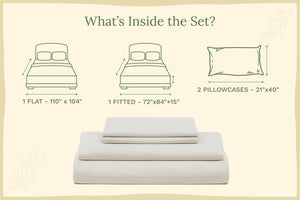 Organic Sateen Bed Sheets Set
