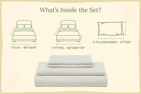 Organic Sateen Bed Sheets Set
