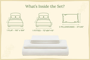 Organic Sateen Bed Sheets Set