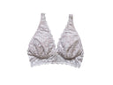 Vela Wireless Bra, Grey / Mauve