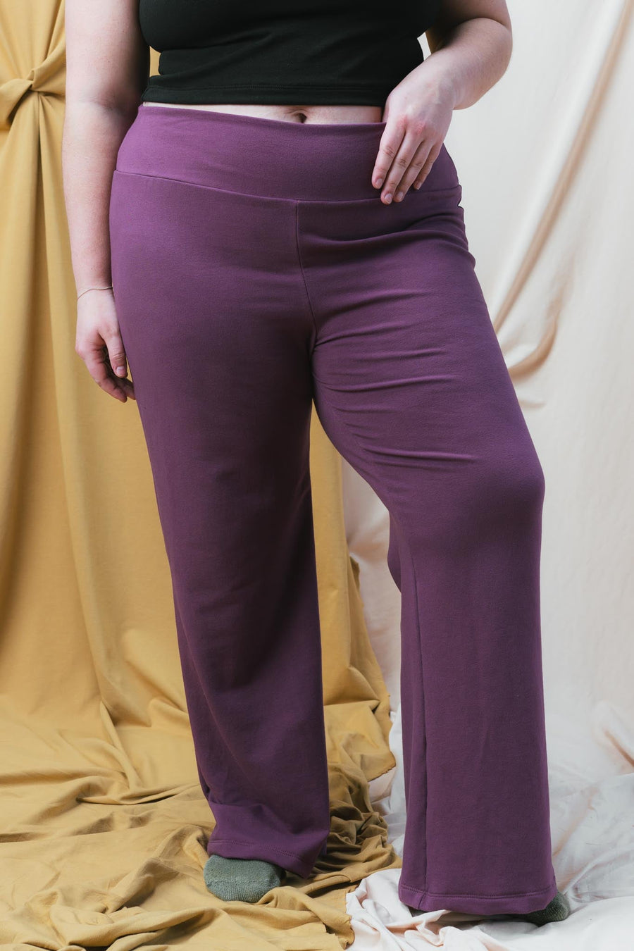 Eleanor Pants in Plum