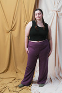 Eleanor Pants in Plum