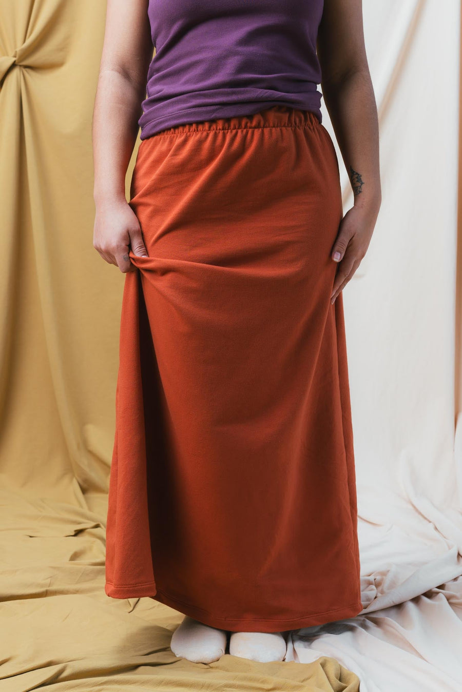 Emmeline Skirt in Persimmon