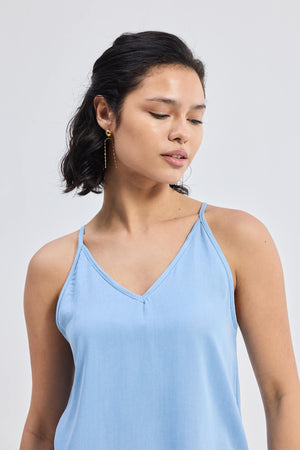 Endless Sunday Top in Denim