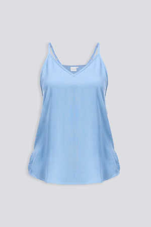 Endless Sunday Top in Denim