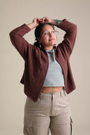 Drifter Cardigan in Chestnut