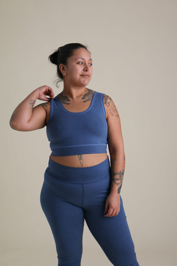 Yoga Leggings in Azure