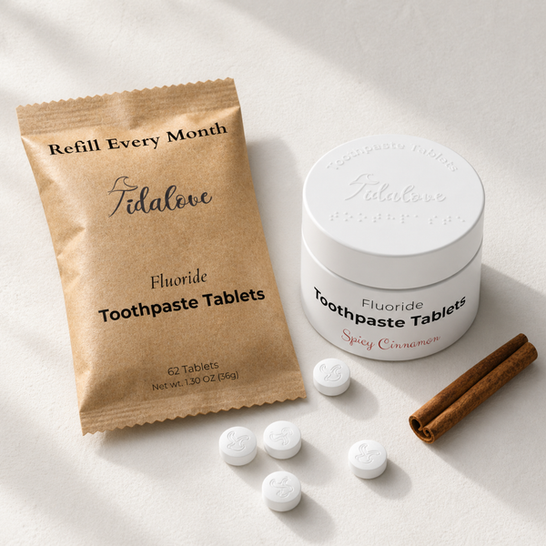 Fluoride Cinnamon Toothpaste Tablets — 1 Month