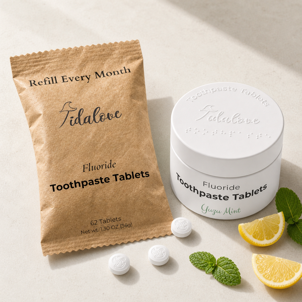 Fresh Minty Yuzu Toothpaste Tablets