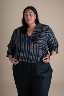 Artemis Top in Radio Stripe