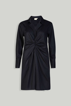 Front Twist Dress in Black