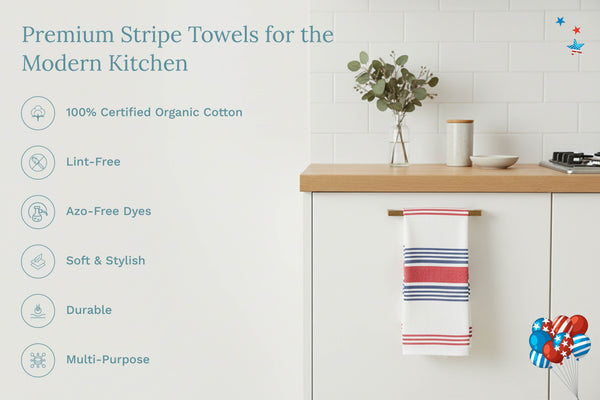 Striped Kitchen Towels