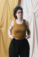 Frances Tank in Almond