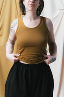 Frances Tank in Almond