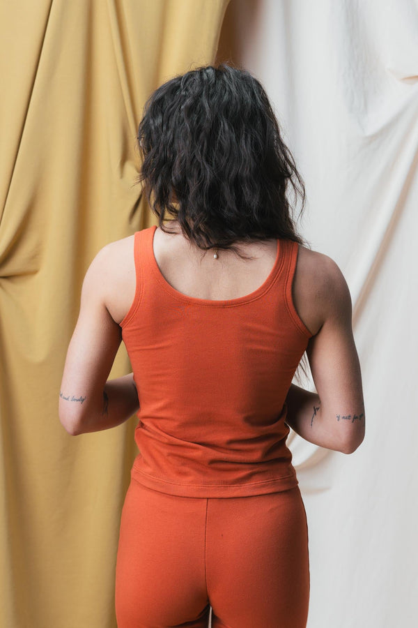 Frances Tank in Persimmon