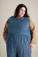 Backyard Jumpsuit in Indigo Chambray
