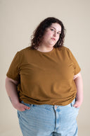 Liza Tee in Almond