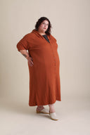 Compass Cardigan in Sepia