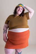 Eden Crop Tee in Almond