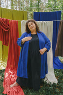 Mariela Duster in Kingfisher Blue