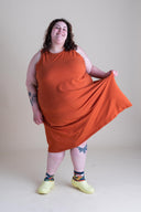 Serena Dress in Persimmon