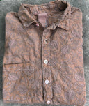 Good Boyfriend Shirt - Floral Escape Milk Chocolate Overdye