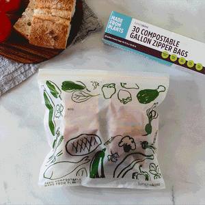 Ziptop Compostable Freezer-Safe Gallon Storage Bags