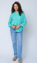 Good Boyfriend Shirt - Sunflower Overdye Glacier Blue