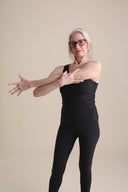 Yoga Crop Tank in Black